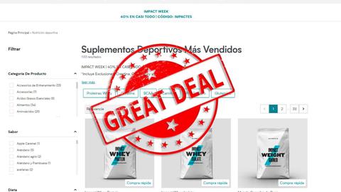ofertas myprotein