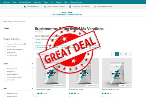 ofertas myprotein