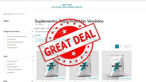 ofertas myprotein