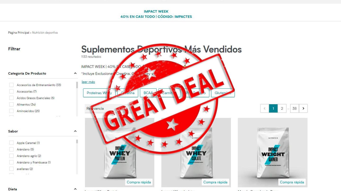 ofertas myprotein