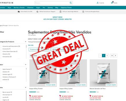 ofertas y cupones actualizadas de my protein