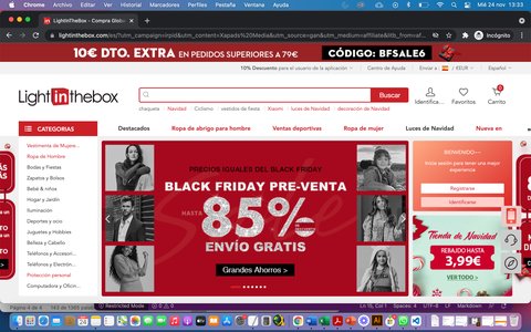 lightinthebox ropa imitacion