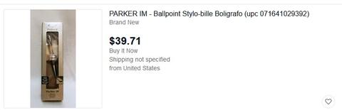 boligrafos parker baratos