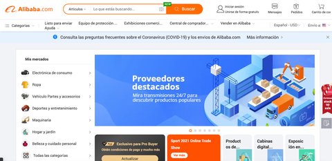 alibaba proveedores chinos