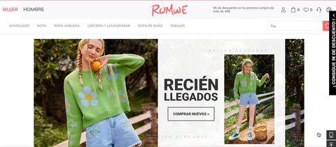 romwe proveedores chinos