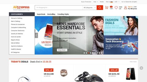 tienda de ropa china aliexpress