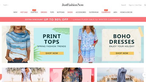 tienda de ropa china justfashionnow