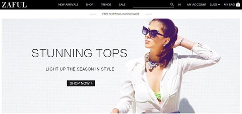 tienda de ropa china zaful