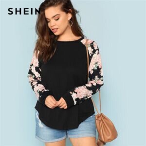 jersey plus size mujer shein aliexpress
