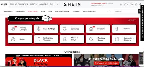 shein almacen espana