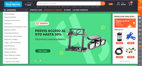 banggood mejores tiendas chinas