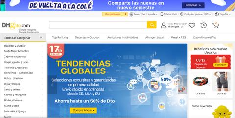 dhgate mejores tiendas chinas