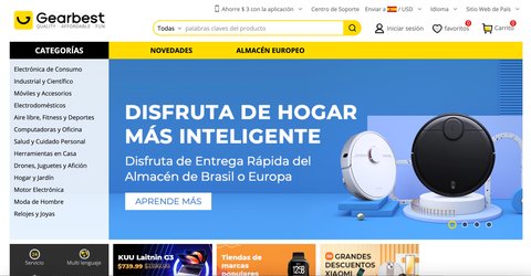 gearbest mejores tiendas chinas