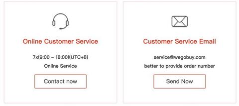 como contactar con wegobuy