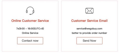 como contactar con wegobuy