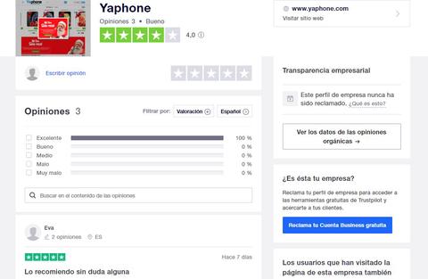 opiniones yaphone