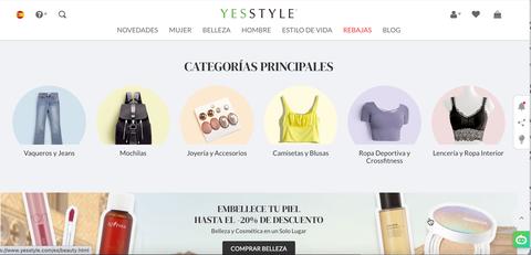 yesstyle comprar
