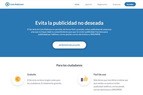 apuntar lista robinson