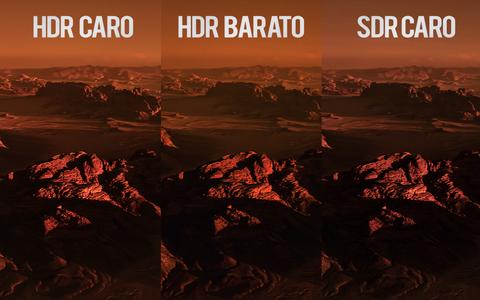 colores hdr caro vs hdr barato vs sdr caro