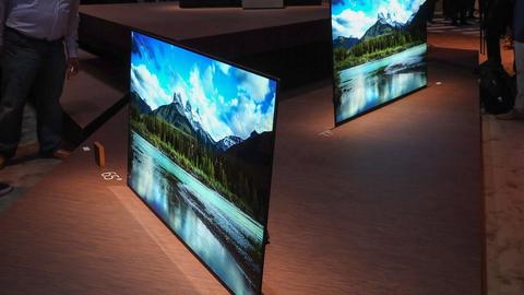 patallas oled sony del ces 2017