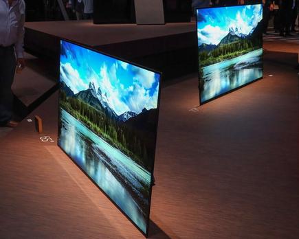 patallas oled sony del ces 2017