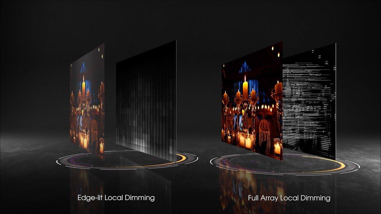 que es atenuacion local de matriz completa full array local dimming