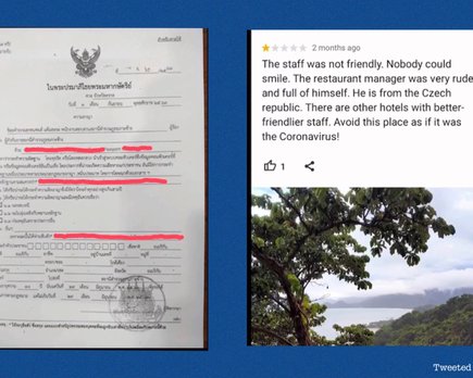 un americano se enfrenta a pena de prisión en tailandia por dejar una reseña negativa a un resort en tripadvisor