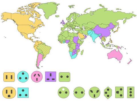 mapa enchufes mundo